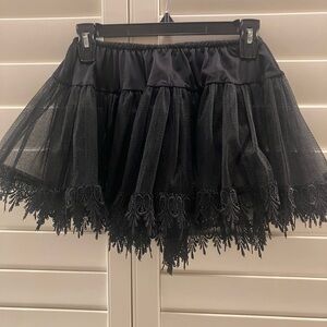 Legs Avenue Chic Black Tutu Mini Skirt
